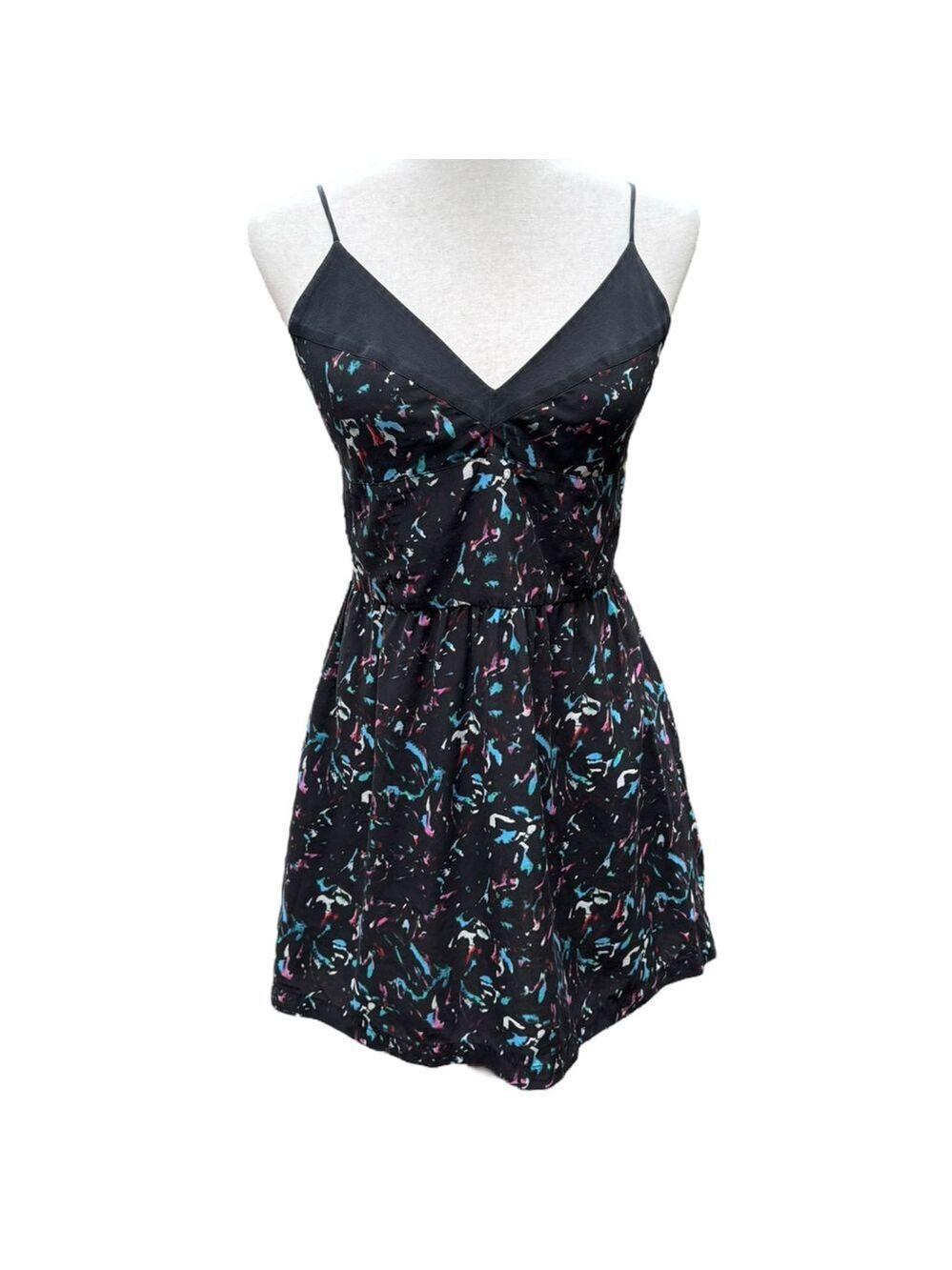 MYNE Silk Mini Dress Size 6 Y2K Indie Designer Party Cocktail Core Aesthetic